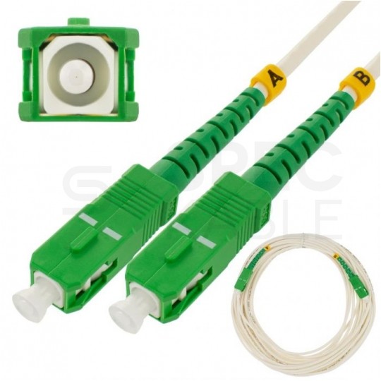 Patchcord światłowodowy FO SM SC/APC-SC/APC simplex 9/125 G.657A1 35m NEKU