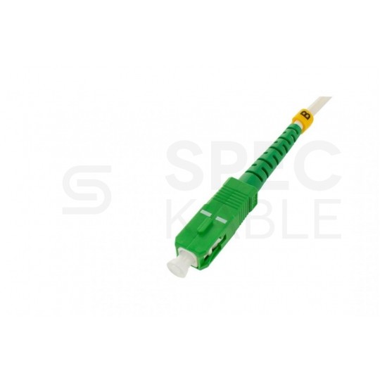 Patchcord światłowodowy FO SM SC/APC-SC/APC simplex 9/125 G.657A1 40m NEKU