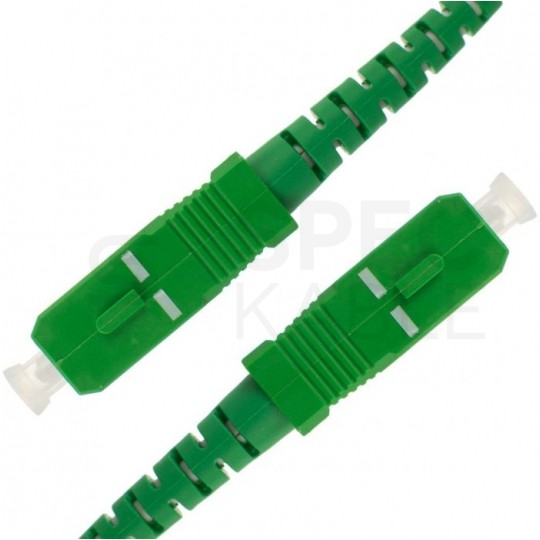 Patchcord światłowodowy FO SM SC/APC-SC/APC simplex 9/125 G.657A1 40m NEKU
