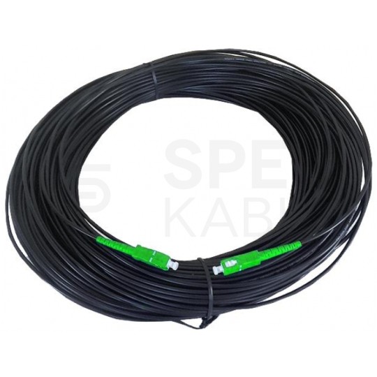 Patchcord światłowodowy FO SM SC/APC-SC/APC simplex 9/125 G.657A2 zewnętrzny DROP 100m