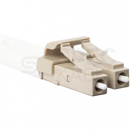 Patchcord światłowodowy MM LC/UPC-SC/UPC duplex 3mm OM3 aqua 3m LANBERG