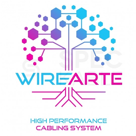 Patchcord U/FTP kat.6A LSOH kabel sieciowy LAN 2x RJ45 czarny z wbudowaną identyfikacją LED 0,5m WireArte