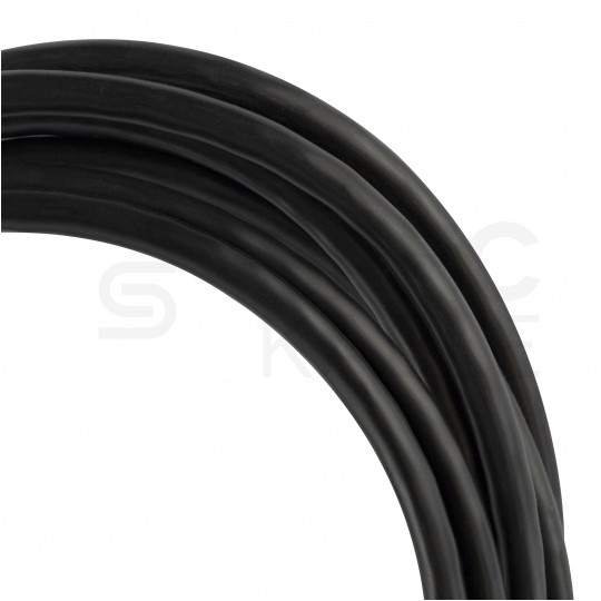 Patchcord UTP kat.5e kabel sieciowy LAN 2x RJ45 linka PVC czarny 1m NEKU