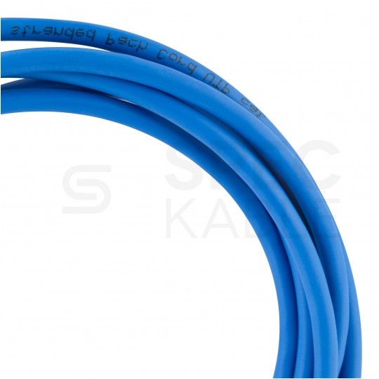 Patchcord UTP kat.5e kabel sieciowy LAN 2x RJ45 linka PVC niebieski 0,5m NEKU
