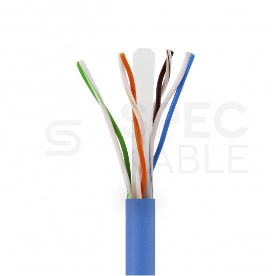Patchcord UTP kat.6 kabel sieciowy LAN 2x RJ45 linka PVC niebieski 3m NEKU