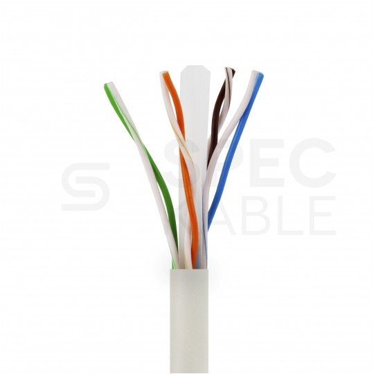 Patchcord UTP kat.6 kabel sieciowy LAN 2x RJ45 linka PVC szary 0,5m NEKU