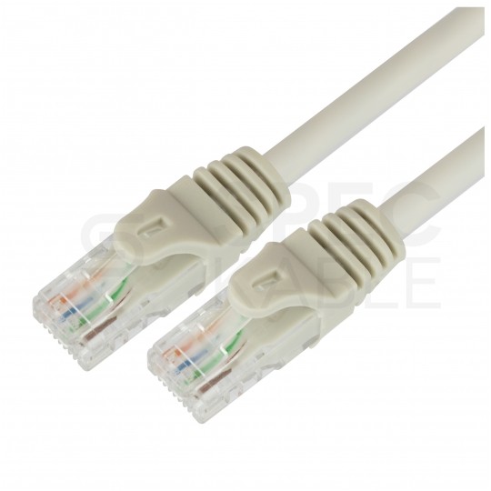 Patchcord UTP kat.6 kabel sieciowy LAN 2x RJ45 linka PVC szary 15m NEKU