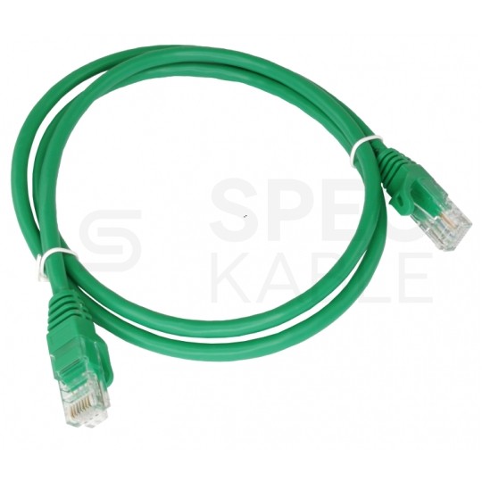 Patchcord UTP kat.6 kabel sieciowy LAN 2x RJ45 linka zielony 5m Alantec