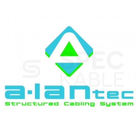 Patchcord UTP kat.6A kabel sieciowy LAN 2x RJ45 linka LSOH fioletowy 2m Alantec