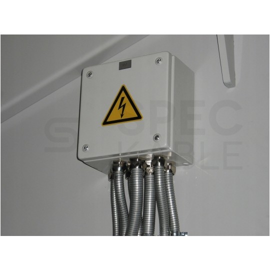 Peszel ochronny metalowy Anaconda Multiflex roz.20 bezhalogenowy samogasnący rura karbowana elastyczna FCCN 1250N UV IP40 metaliczny 10m