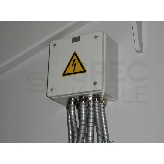 Peszel ochronny metalowy Anaconda Multiflex roz.32 bezhalogenowy samogasnący rura karbowana elastyczna FCCN 1250N UV IP40 metaliczny 50m