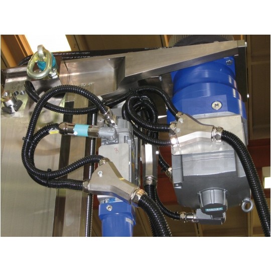 Peszel ochronny metalowy Anaconda Multitite roz.25 rura karbowana elastyczna FCC w powłoce PVC 1250N UV IP67 czarny 10m