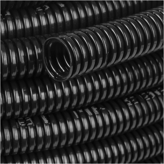 Peszel ochronny poliamidowy Ana-Quick PA6S roz.10 rura karbowana elastyczna 320N odporna na UV LSOH IP67 50m