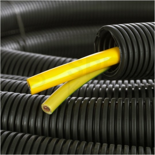 Peszel ochronny polipropylenowy Ana-Quick PP MOD DUO (rozcięty, podwójny) roz.17 rura karbowana elastyczna 320N IP54 50m