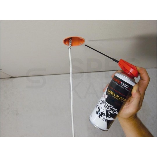 Pianka poślizgowa, środek do wciągania, przeciągania kabli w kanale instalacyjnym 400ml RUNPOTEC