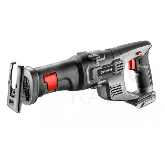 Piła, pilarka szablasta akumulatorowa 18V do cięcia drewna, metalu i tworzyw sztucznych bez akumulatora ENERGY+ GRAPHITE 58G017