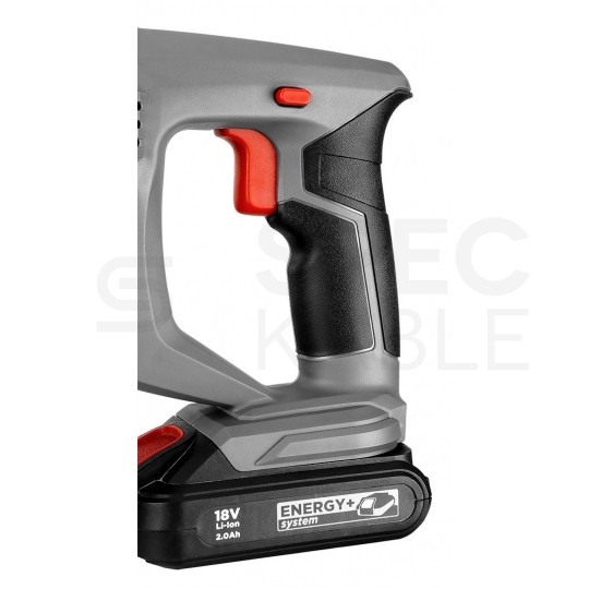 Piła, pilarka szablasta akumulatorowa 18V do cięcia drewna, metalu i tworzyw sztucznych bez akumulatora ENERGY+ GRAPHITE 58G017