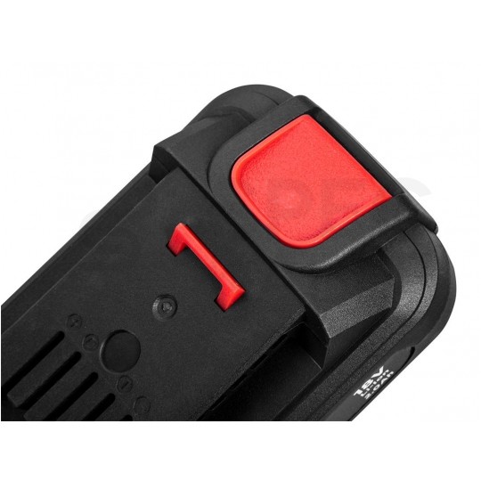 Piła, pilarka tarczowa, krajzega akumulatorowa 18V do cięcia drewna, tarcza 150x10mm w zestawie z akumulatorem 4Ah i ładowarką ENERGY+ GRAPHITE 58G008-BC