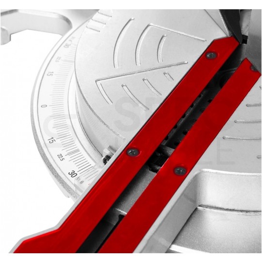 Piła, pilarka ukosowa akumulatorowa 18V z funkcją posuwu, tarcza 210x30mm w zestawie z akcesoriami bez akumulatora ENERGY+ GRAPHITE 58GE121