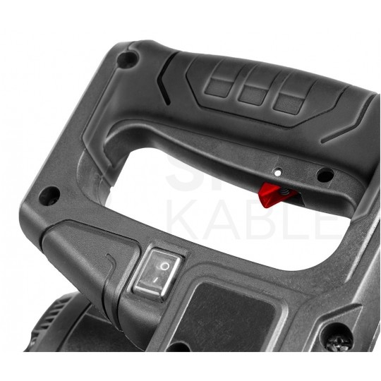 Piła, pilarka ukosowa akumulatorowa 18V z funkcją posuwu, tarcza 210x30mm w zestawie z akcesoriami bez akumulatora ENERGY+ GRAPHITE 58GE121