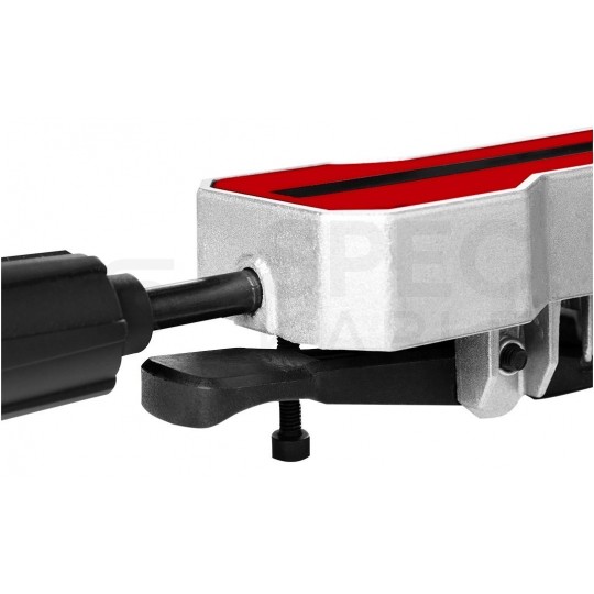 Piła, pilarka ukosowa akumulatorowa 18V z funkcją posuwu, tarcza 210x30mm w zestawie z akcesoriami bez akumulatora ENERGY+ GRAPHITE 58GE121