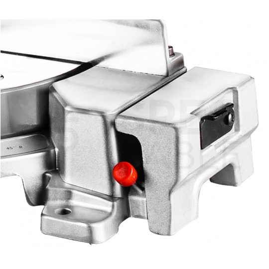 Piła, pilarka ukosowa sieciowa 230V 1800W z funkcją posuwu, tarcza 254x30mm w zestawie z akcesoriami GRAPHITE 59G812