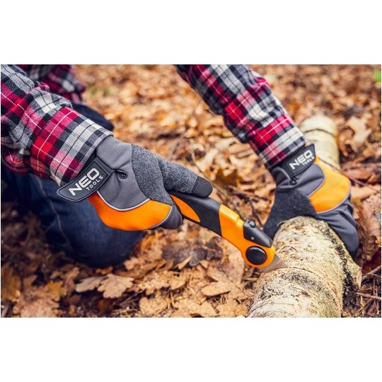 Piła ręczna bushcraftowa ze składanym ostrzem 430/210mm SK4 NEO 63-120