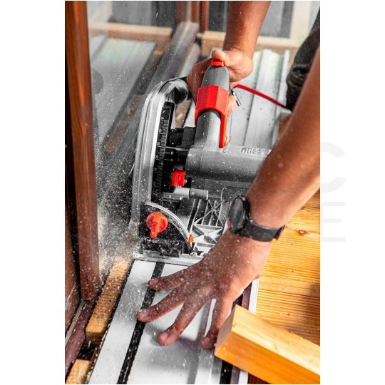 Pilarko-zagłębiarka sieciowa 230V 1200W do cięcia drewna, aluminium, tarcza 165x20mm w zestawie z akcesoriami GRAPHITE 58G495
