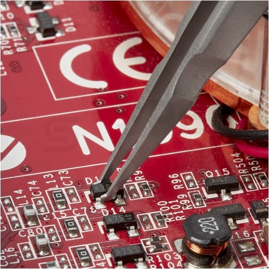 Pinceta precyzyjna do komponentów SMD 120mm prosta KNIPEX 92 01 03