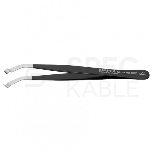 Pinceta precyzyjna do pozycjonowania elektroniki 120mm chwytajaca ESD KNIPEX 92 16 02 ESD