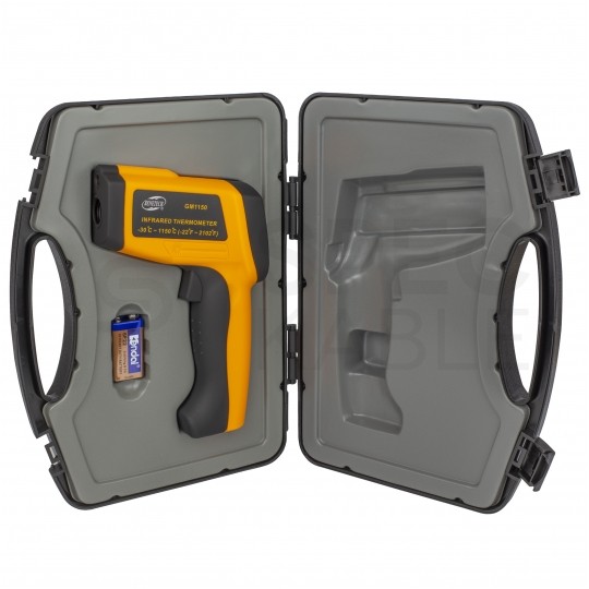 Pirometr GM1150 bezdotykowy termometr laserowy [-30 ÷ +1150°C] z regulacją emisyjności BENETECH