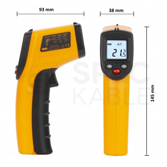 Pirometr GM320 bezdotykowy termometr laserowy [-50 do +400°C] BENETECH