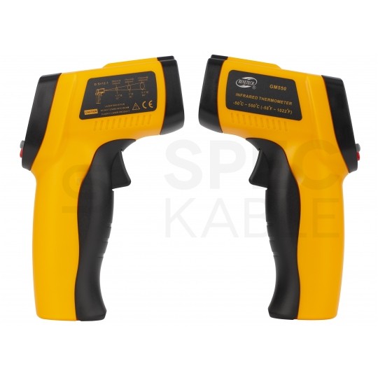Pirometr GM550 bezdotykowy termometr laserowy [-50 do +550°C] BENETECH