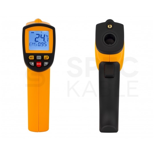 Pirometr GM900 bezdotykowy termometr laserowy [-50 do +950°C] z regulacją emisyjności BENETECH