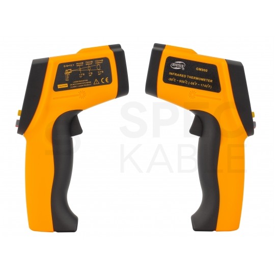 Pirometr GM900 bezdotykowy termometr laserowy [-50 do +950°C] z regulacją emisyjności BENETECH