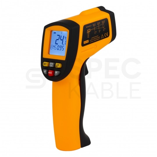 Pirometr GM900 bezdotykowy termometr laserowy [-50 do +950°C] z regulacją emisyjności BENETECH