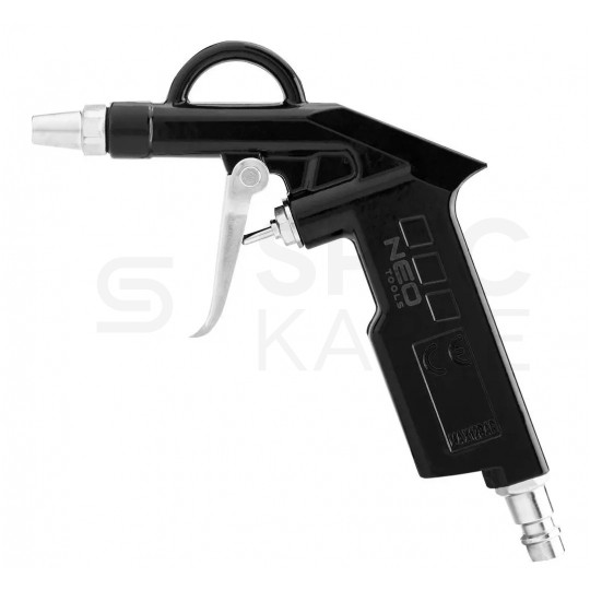 Pistolet do przedmuchiwania, przedmuchu 300mm długa dysza 220mm 12bar NEO 14-712