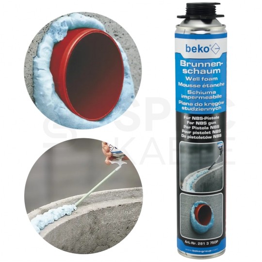 Pistoletowa piana do kręgów studziennych B3 750ml BEKO