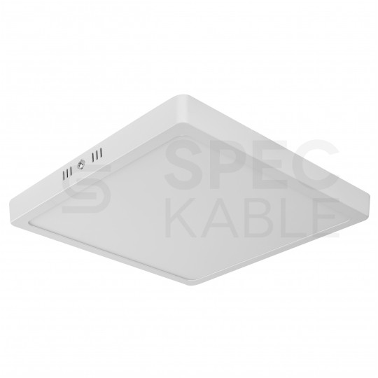 Plafon kwadratowy natynkowy LED 18W 1350lm 4000K barwa NW barwa neutralna biały BOWI