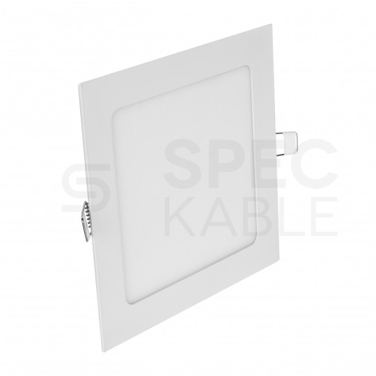 Plafon kwadratowy podtynkowy LED 12W 850lm 4000K barwa NW biała neutralna biały BOWI