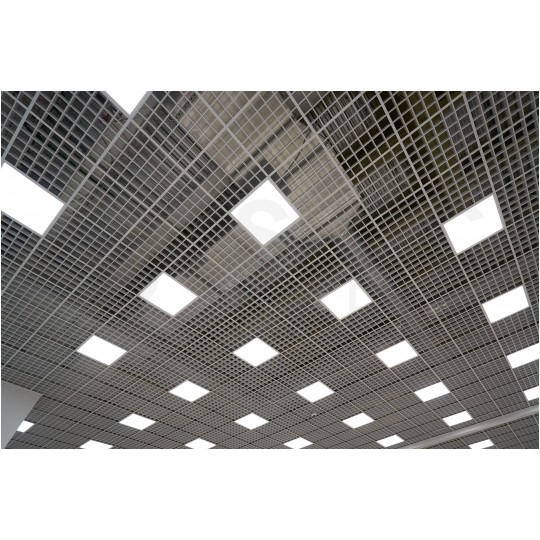 Plafon kwadratowy podtynkowy LED 18W 1350lm 4000K barwa NW biała neutralna biały BOWI