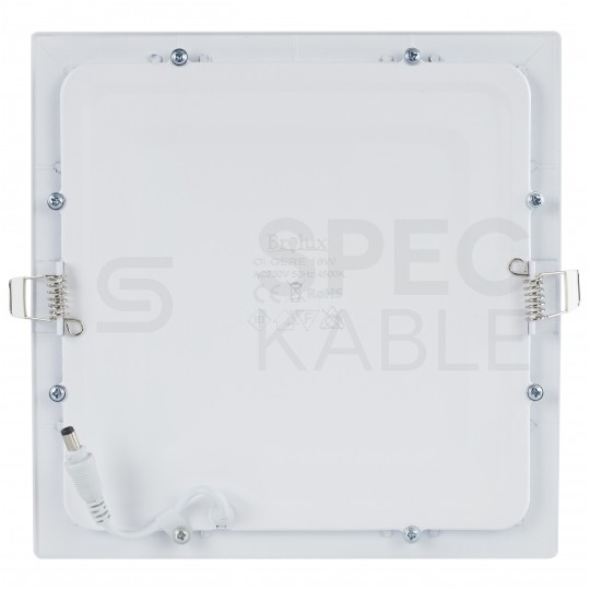 Plafon kwadratowy podtynkowy LED 18W 1350lm 4000K barwa NW biała neutralna biały BOWI