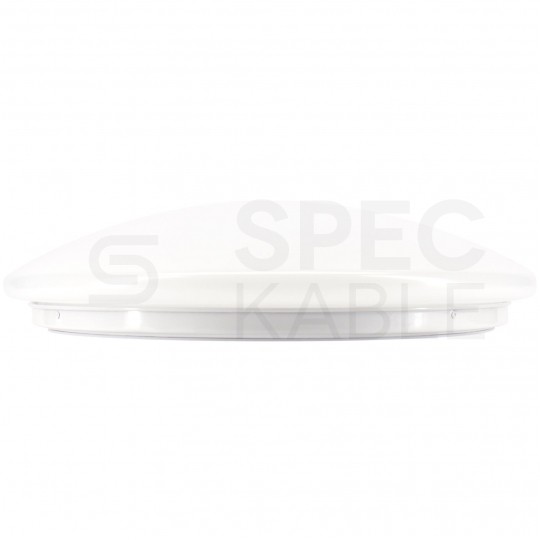 Plafon okrągły natynkowy LED 10W 2xE27 IP44 biały TOKAR PLD BEMKO