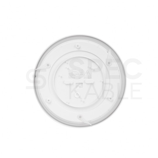Plafon okrągły natynkowy LED 18W 1800lm 3000K IP44 biały barwa WW biała ciepła V-TAC VT-8618W-RD