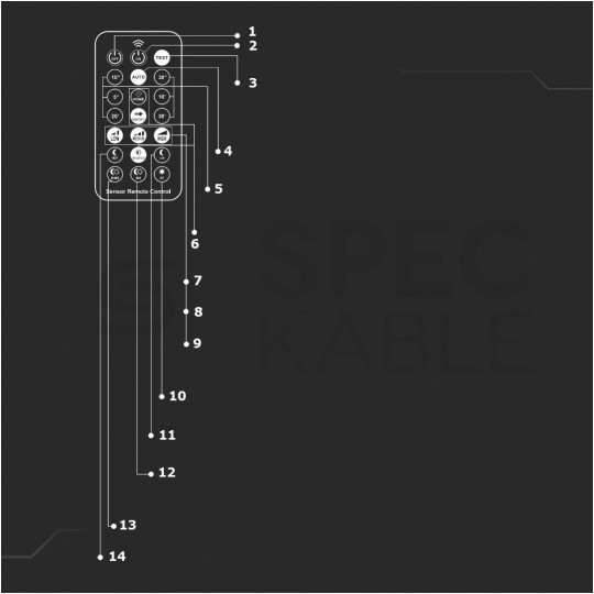 Plafon okrągły natynkowy LED 18W 1800lm 4000K IP44 biały barwa NW biała neutralna z mikrofalowym czujnikiem ruchu biały V-TAC VT-8618S-W-RD