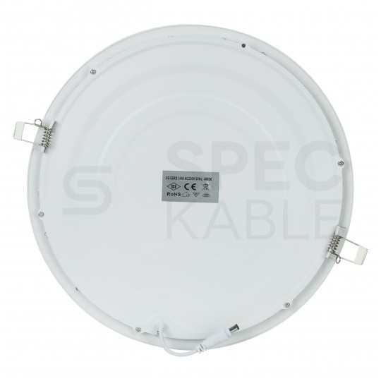 Plafon okrągły natynkowy LED 24W 1800lm 4000K barwa NW biała neutralna biały BOWI