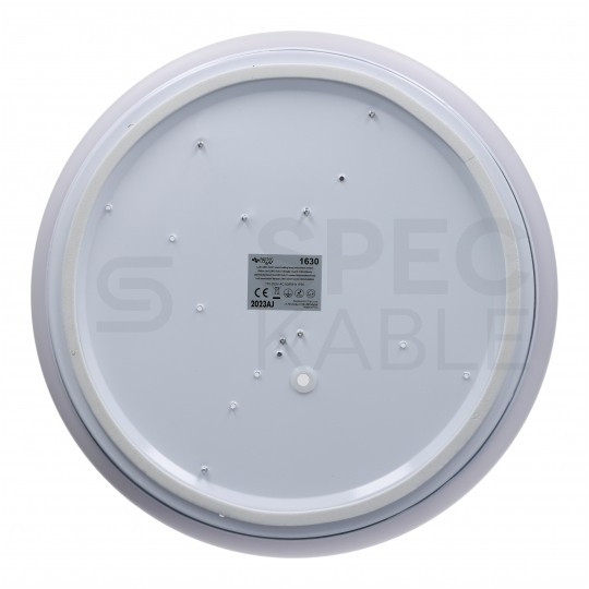 Plafon okrągły natynkowy LED 60W 2xE27 z czujnikiem ruchu mikrofalowy LOBO MASTER LED