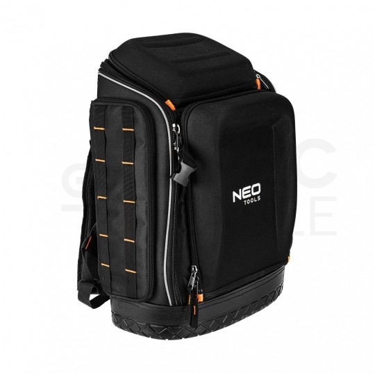Plecak narzędziowy monterski ze wzmocnieniem 600D pojemność 20l, 7+19 kieszeni NEO 84-329