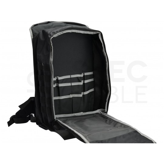 Plecak narzędziowy monterski ze wzmocnieniem 600D udźwig 15kg, 18+4 kieszeni NEO 84-304