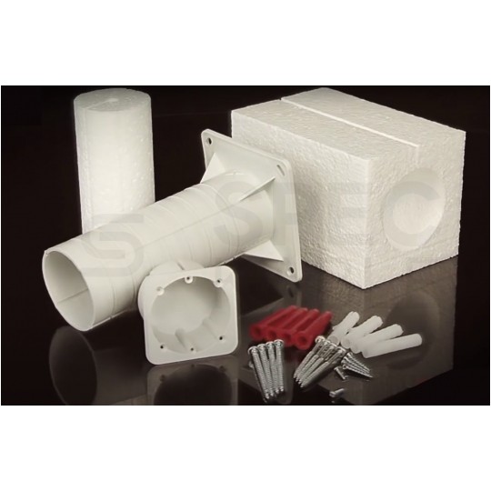 Płyta montażowa / puszka elektroinstalacyjna do elewacji, dociepleń 50-300 mm MDZ 300 podtynkowa do systemów docieplających szara KOPOS